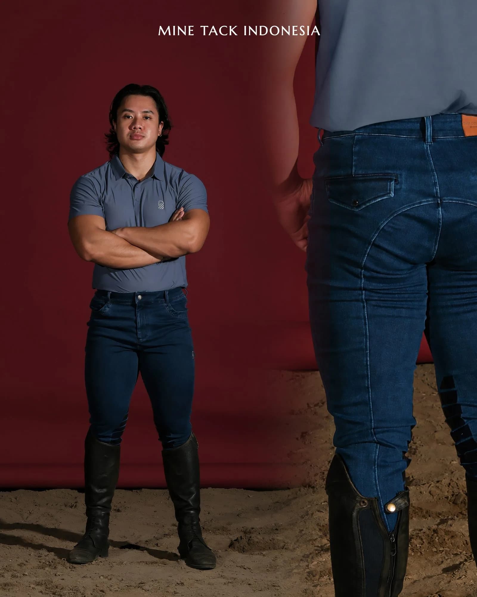 Mine Men Denim Half Grip 1