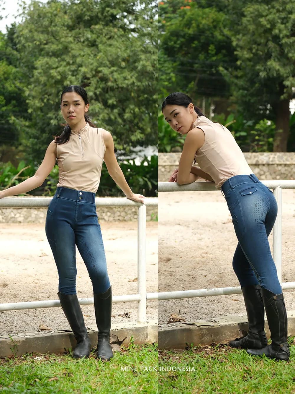 Mine Denim Full Grip Breeches 1